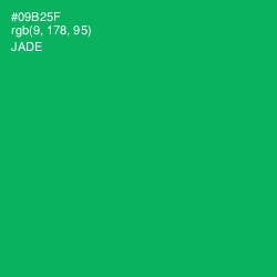 #09B25F - Jade Color Image