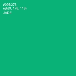 #09B276 - Jade Color Image