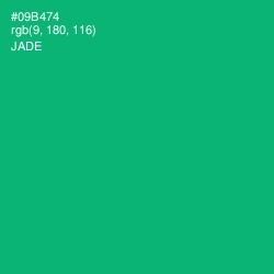 #09B474 - Jade Color Image
