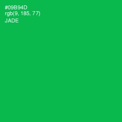 #09B94D - Jade Color Image