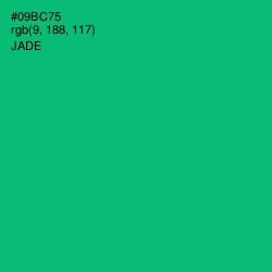 #09BC75 - Jade Color Image