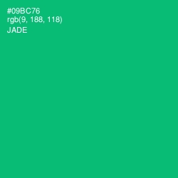 #09BC76 - Jade Color Image