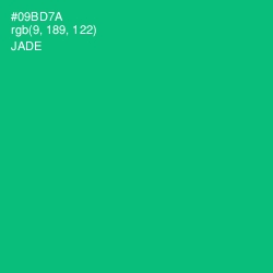 #09BD7A - Jade Color Image