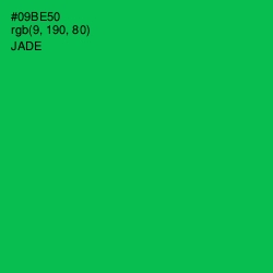 #09BE50 - Jade Color Image