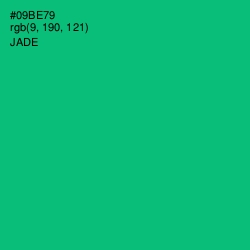 #09BE79 - Jade Color Image