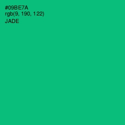 #09BE7A - Jade Color Image