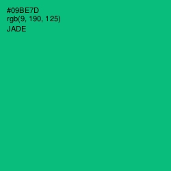 #09BE7D - Jade Color Image