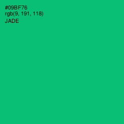 #09BF76 - Jade Color Image