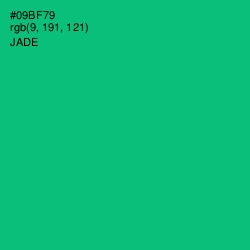 #09BF79 - Jade Color Image