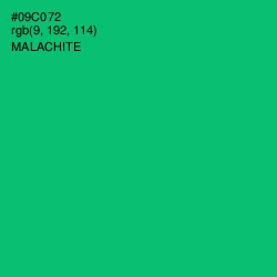 #09C072 - Malachite Color Image