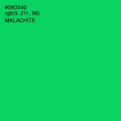 #09D360 - Malachite Color Image
