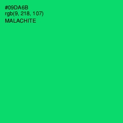 #09DA6B - Malachite Color Image