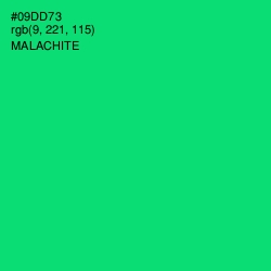 #09DD73 - Malachite Color Image