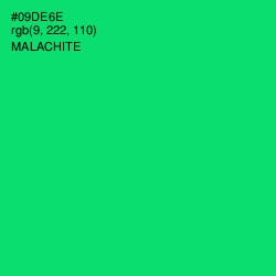 #09DE6E - Malachite Color Image