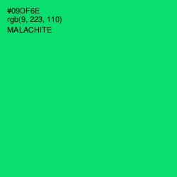#09DF6E - Malachite Color Image