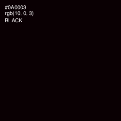 #0A0003 - Black Color Image