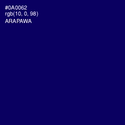 #0A0062 - Arapawa Color Image