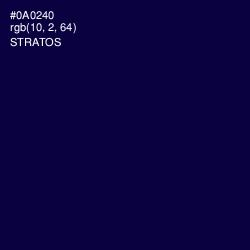 #0A0240 - Stratos Color Image