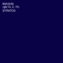 #0A0246 - Stratos Color Image