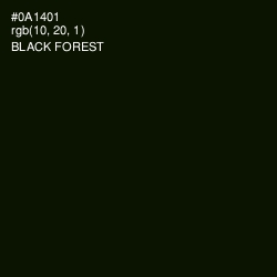 #0A1401 - Black Forest Color Image