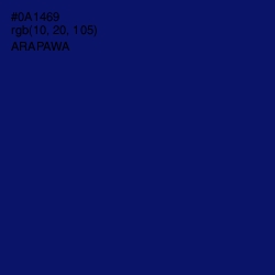 #0A1469 - Arapawa Color Image