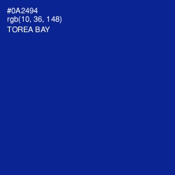 #0A2494 - Torea Bay Color Image