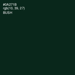 #0A271B - Bush Color Image