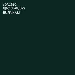 #0A2820 - Burnham Color Image