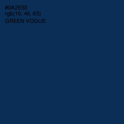 #0A2E55 - Green Vogue Color Image