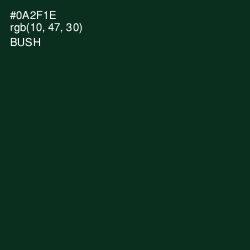 #0A2F1E - Bush Color Image