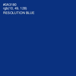 #0A3180 - Resolution Blue Color Image