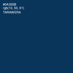 #0A355B - Tarawera Color Image