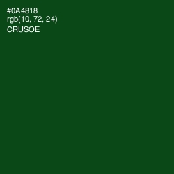 #0A4818 - Crusoe Color Image