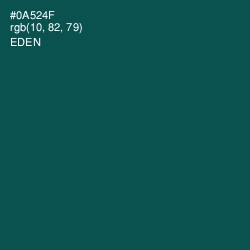 #0A524F - Eden Color Image