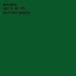 #0A582A - Kaitoke Green Color Image