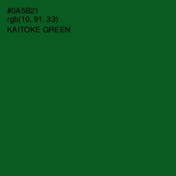 #0A5B21 - Kaitoke Green Color Image
