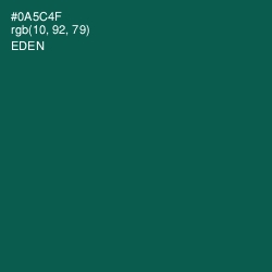 #0A5C4F - Eden Color Image