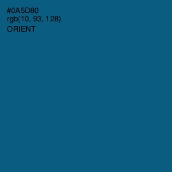 #0A5D80 - Orient Color Image