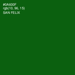 #0A600F - San Felix Color Image