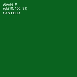 #0A641F - San Felix Color Image
