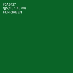 #0A6427 - Fun Green Color Image