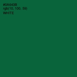 #0A643B - Fun Green Color Image