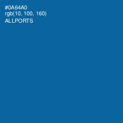 #0A64A0 - Allports Color Image