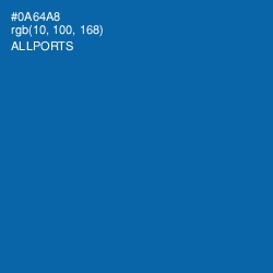 #0A64A8 - Allports Color Image