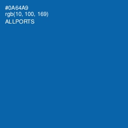 #0A64A9 - Allports Color Image