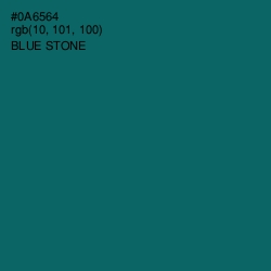 #0A6564 - Blue Stone Color Image