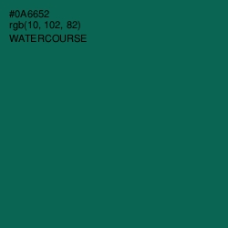 #0A6652 - Watercourse Color Image