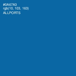 #0A67A3 - Allports Color Image