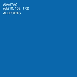 #0A67AC - Allports Color Image