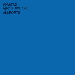 #0A67AD - Allports Color Image